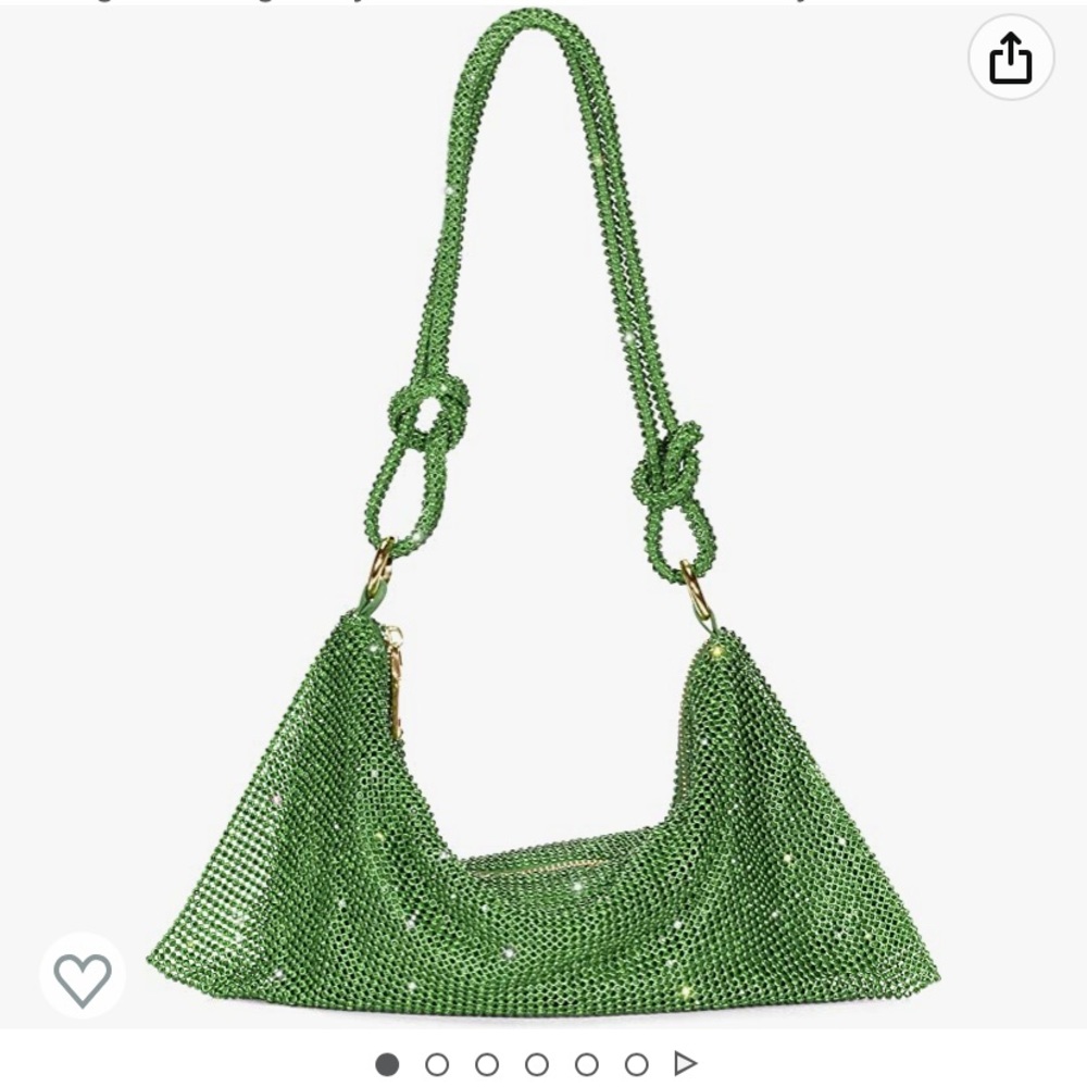COPY - Rhinestone Bling Hobo Bag